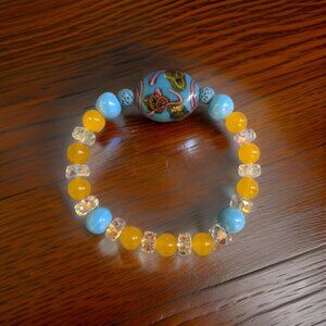 Chargers Bracelet~Handmade!  7 inches